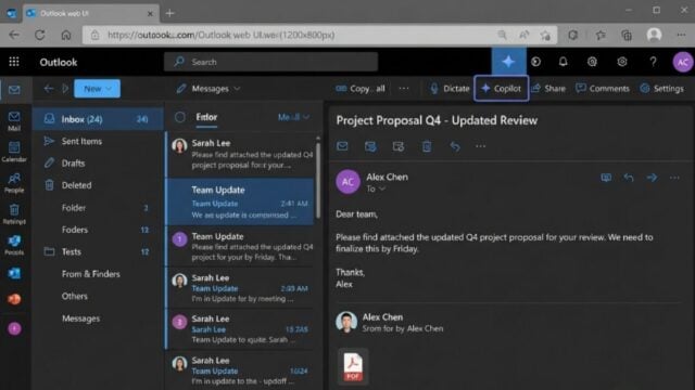 Copilot di Outlook 2026
