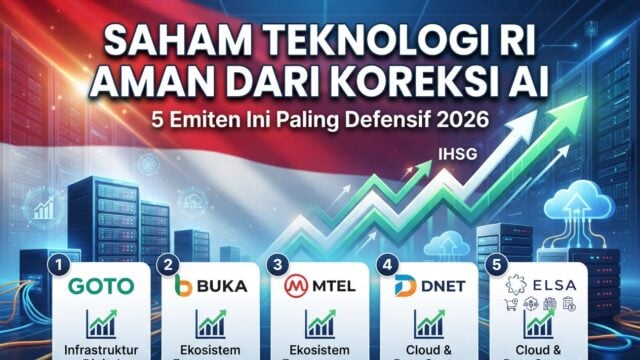 5 Saham Teknologi RI Paling Aman Dari Koreksi AI 2026