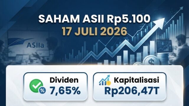 Saham ASII 17 Juli 2026 Rp5.100, Dividen 7,65% & Analisa Terbaru