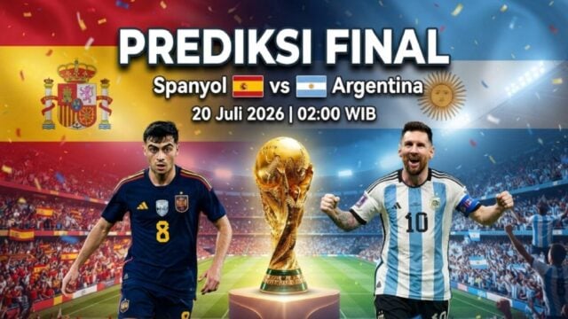 Prediksi Skor Final Spanyol vs Argentina