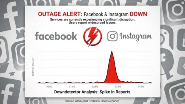 Facebook dan Instagram Down