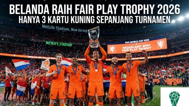 Timnas Belanda Raih FIFA Fair Play Trophy 2026 dengan Rekor 3 Kartu Kuning