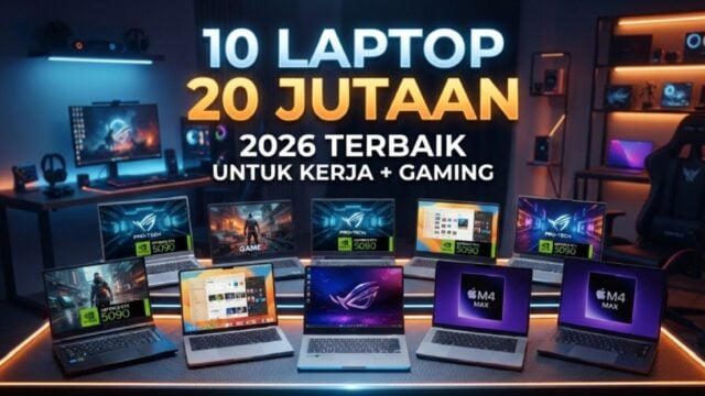 10 Laptop 20 Jutaan 2026: Buat Kerja Berat + Gaming RTX 5090