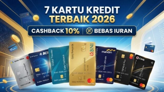 7 Kartu Kredit Terbaik 2026: Cashback 10%, Miles, dan Bebas Iuran Tahunan