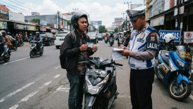 6 Pelanggaran Pelat Nomor Yang Ditilang Polisi di Operasi Patuh 2026