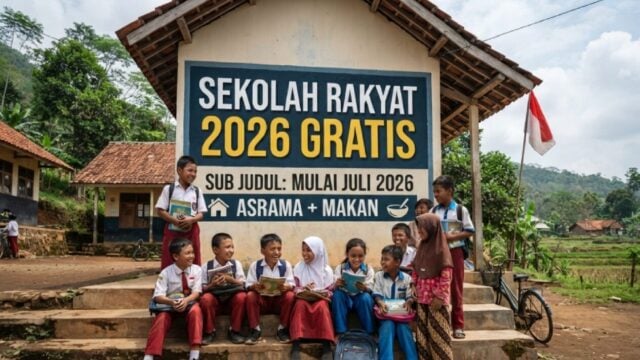 Sekolah Rakyat 2026 Resmi Dibuka Juli: Gratis Penuh Asrama untuk 1000 Siswa