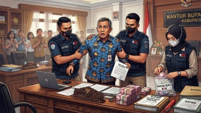 Ilustrasi Kepala Daerah Terjaring OTT KPK