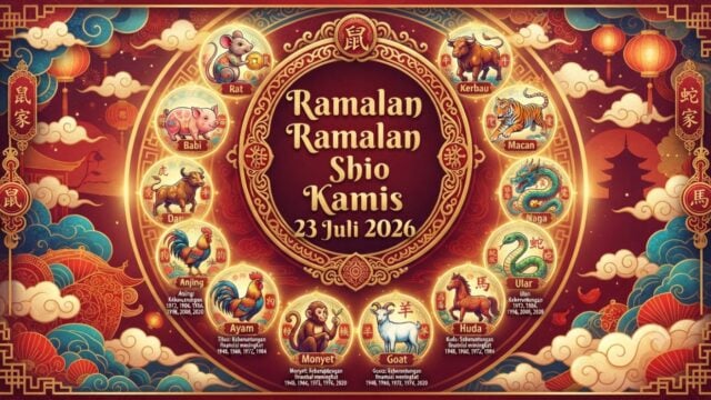 Ramalan Shio Kamis 23 Juli 2026: Kambing & Monyet Bersinar, Siapa Perlu Hati-Hati?