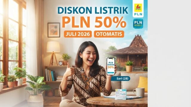 Cara Mendapatkan Diskon Listrik PLN 50% Juli 2026