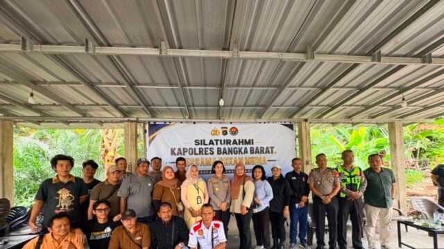 Kapolres Bangka Barat Silaturahmi dengan Insan Pers, Bangun Sinergi Demi Informasi Akurat dan Kamtibmas Kondusif