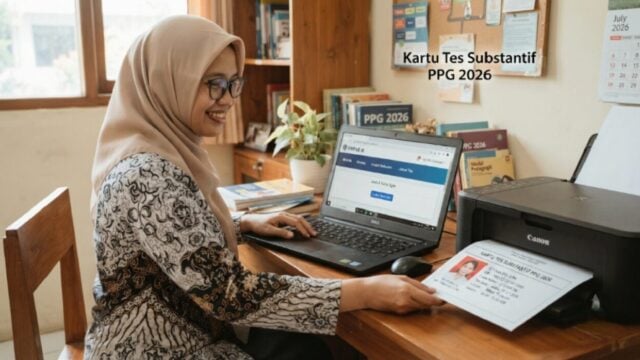 Link Cetak Kartu Tes Substantif PPG 2026: Jadwal & Cara Unduh di SIMPKB