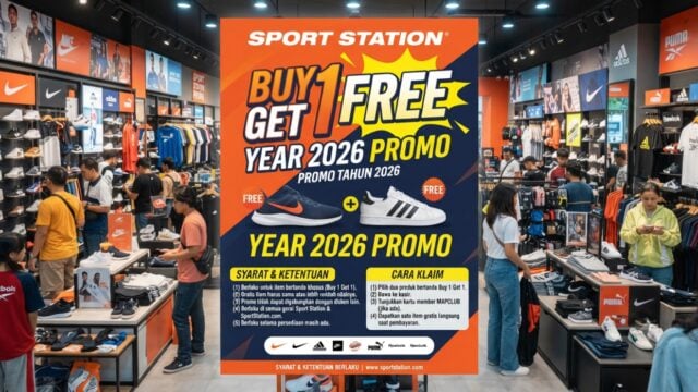 Promo Sport Station Buy 1 Get 1 2026 syarat dan cara klaim