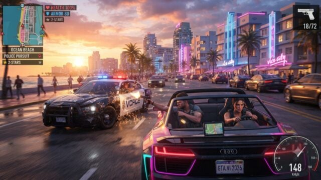 Grand Theft Auto VI GTA 6 gameplay Vice City 2026