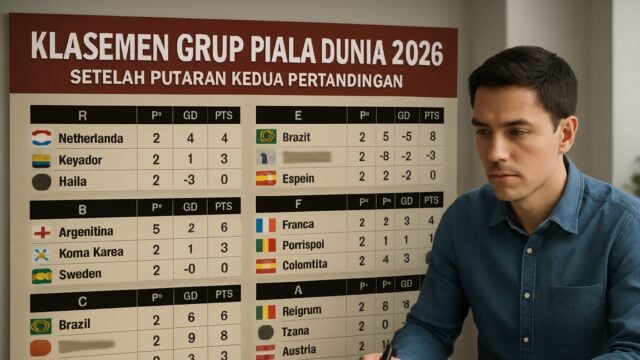 Ilustrasi pertandingan dan jadwal Piala Dunia 2026
