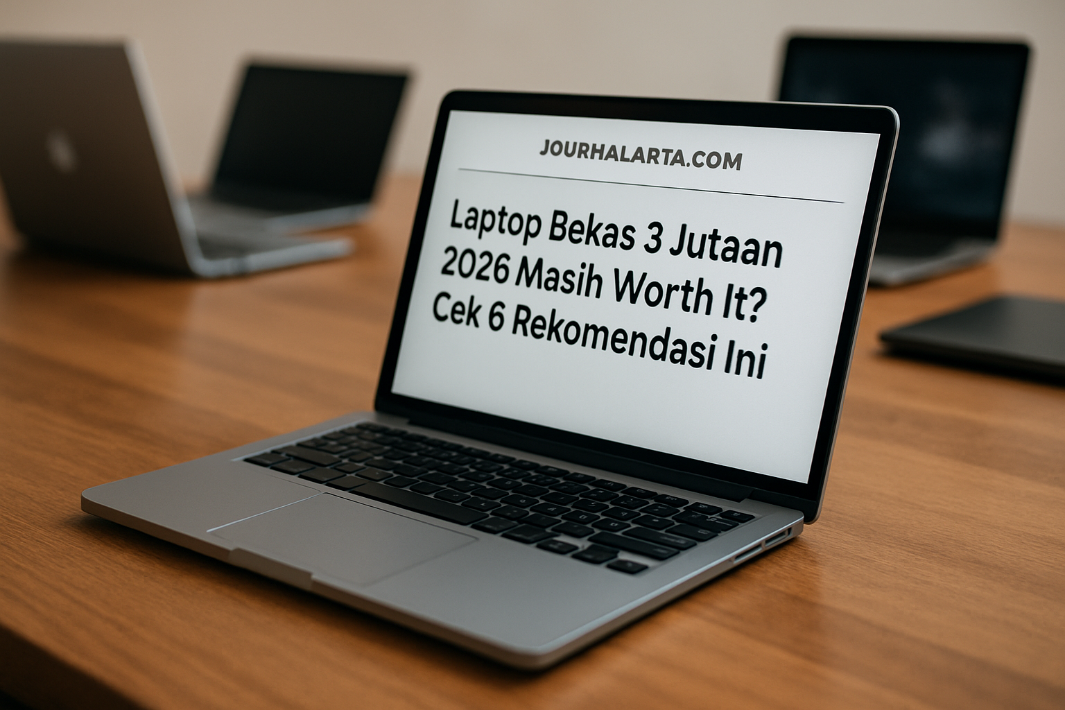 Ilustrasi laptop bekas berkualitas dengan harga terjangkau