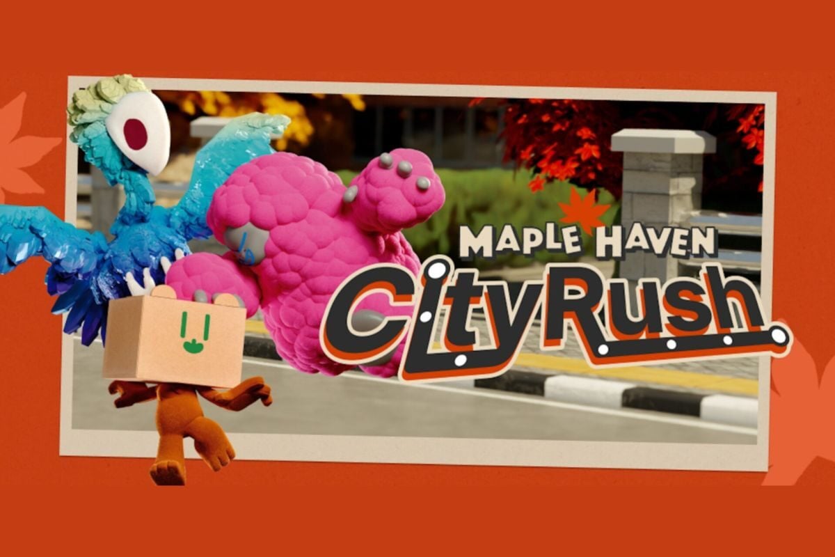 Key art game mobile Maple Haven City Rush