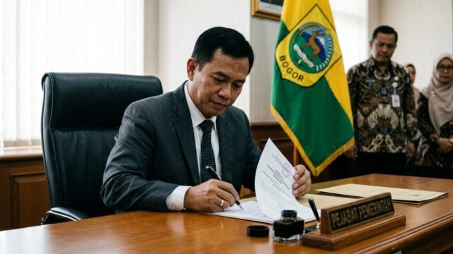 Menteri PKP Maruarar Sirait membahas program bedah rumah Bogor dengan Bupati Rudy Susmanto