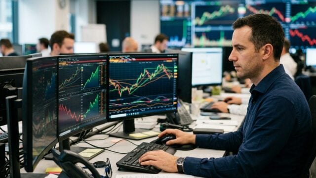 Grafik pergerakan saham dan laporan keuangan perusahaan di pasar modal