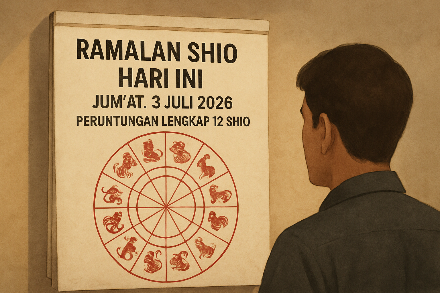 Ramalan Shio Hari Ini Jum’at 3 Juli 2026: Peruntungan Lengkap 12 Shio