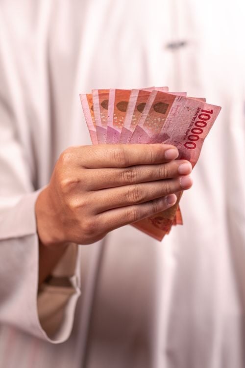 Ilustrasi uang Rupiah Indonesia