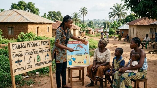 Schisto & Ladders, Cara Unik Edukasi Penyakit Tropis di Nigeria