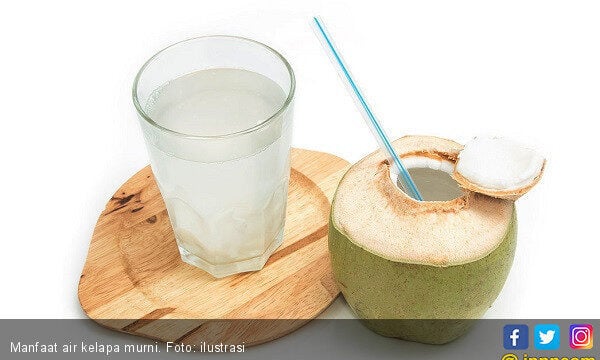 8 Manfaat Air Kelapa, Baik untuk Penderita Hati Berlemak