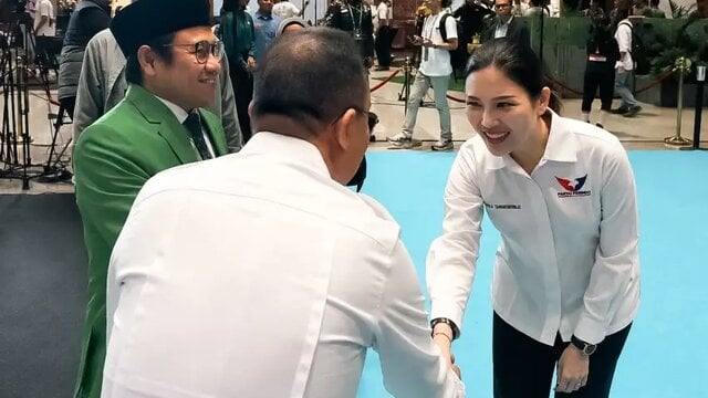 Momen Keakraban Cak Imin, Dasco, dan Angela Tanoesoedibjo di Harlah ke-28 PKB