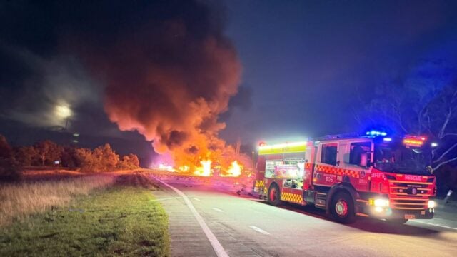 Pengemudi Dituduh Usai Kecelakaan Enam Truk di Goulburn