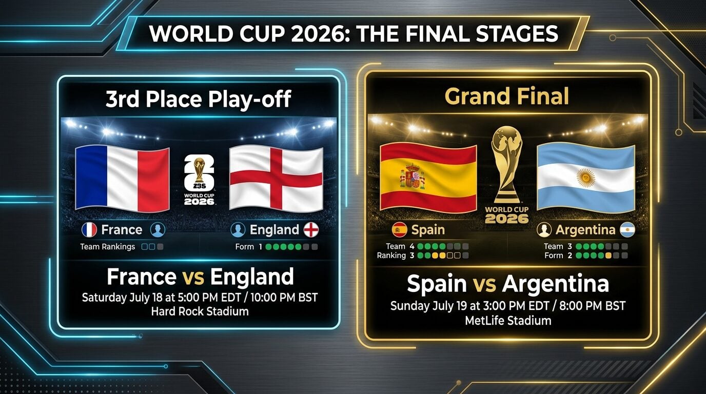 World Cup 2026 Final Stages Bracket Infographic