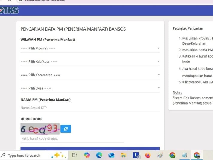 Cara Cek Desil Online: NIK, Kode, dan Hasil di DTSEN