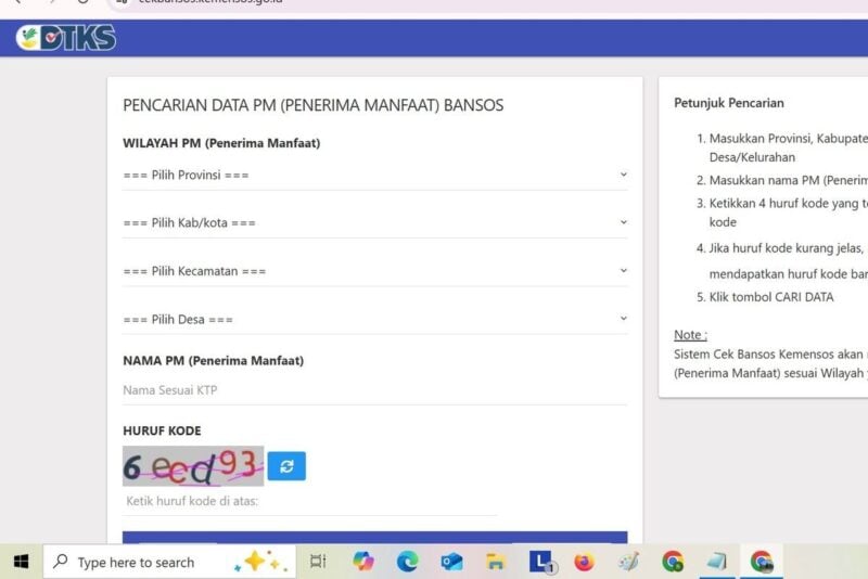 Cara Cek Desil Online: NIK, Kode, dan Hasil di DTSEN