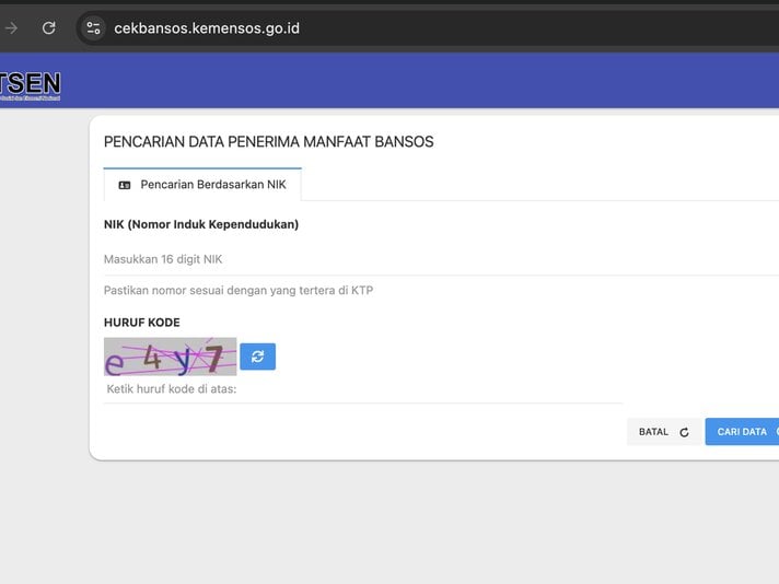 Cara Cek Bansos PKH 2026 Lewat HP, Cukup NIK KTP