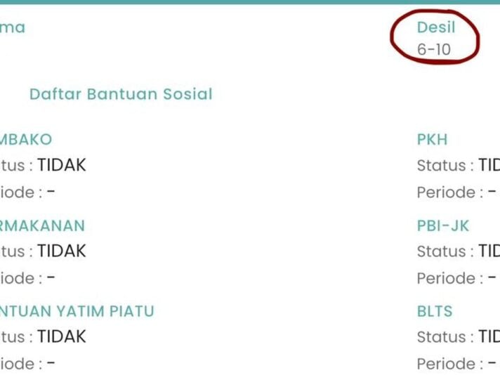 Cara Cek Desil Bansos Lewat HP untuk PKH dan BPNT