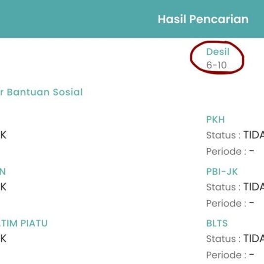 Cara Cek Desil Lewat HP Pakai NIK KTP, Ini Langkahnya