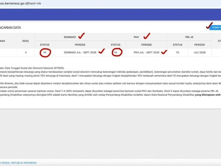 Cara Cek Bansos BPNT 2026 Lewat HP, Cukup NIK KTP
