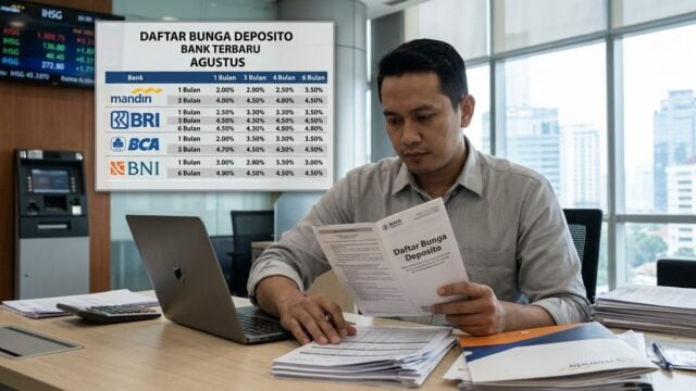 Daftar Bunga Deposito Bank Terbaru Agustus 2026