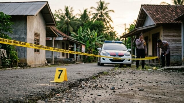 Proses penangkapan bandit jalanan yang melawan petugas di Bondowoso