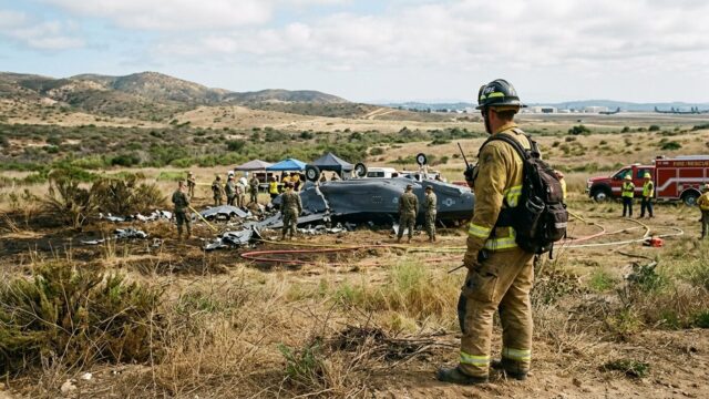 F-35B Crashes Near Miramar Air Base in California, Pilot