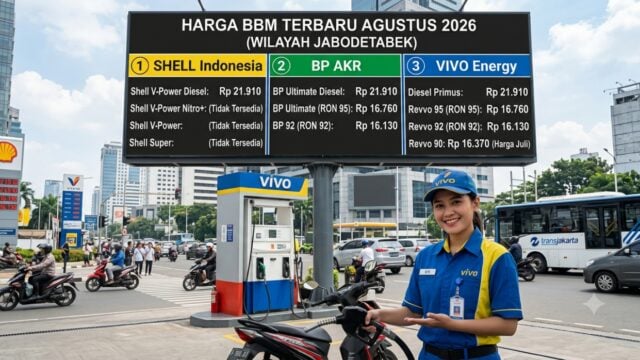 Harga BBM Shell BP Vivo Terbaru Agustus 2026: Mana Paling Murah?