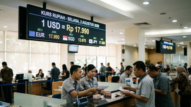 kurs rupiah 2 agustus 2026 1 usd rp17990