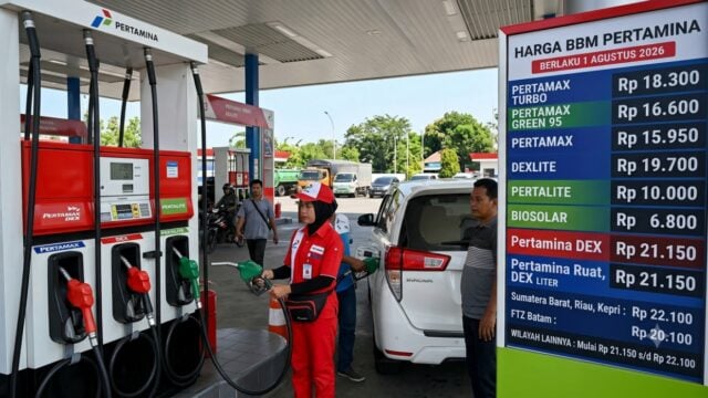 harga bbm pertamina dex terbaru agustus 2026 daftar lengkap