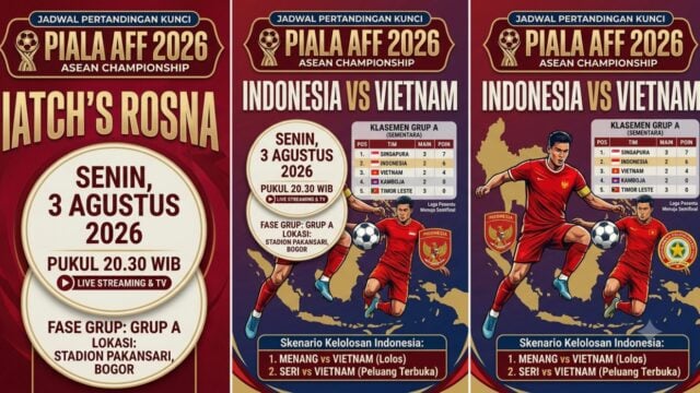 jadwal indonesia vs vietnam piala aff 2026 3 agustus