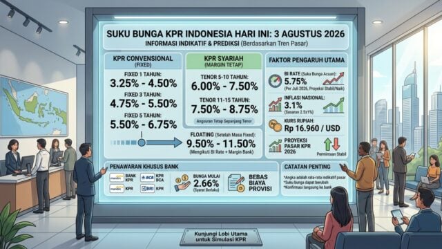 mortgage rates hari ini 3 agustus 2026