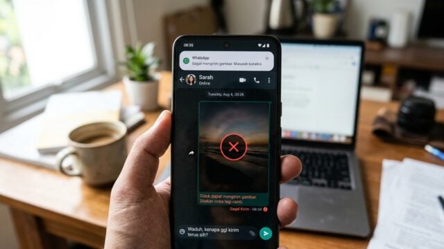 tampilan error whatsapp gagal kirim gambar 4 agustus 2026