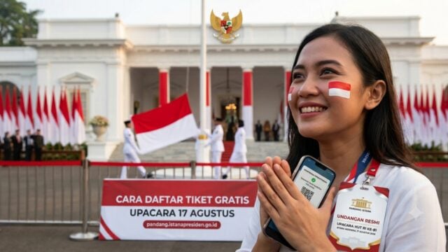 cara daftar tiket gratis upacara 17 agustus 2026 istana presiden