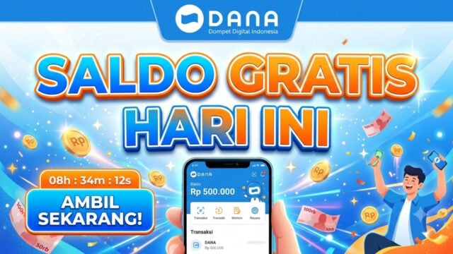 Link DANA Kaget Hari Ini Kamis 6 Agustus 2026, Klaim Saldo Gratis