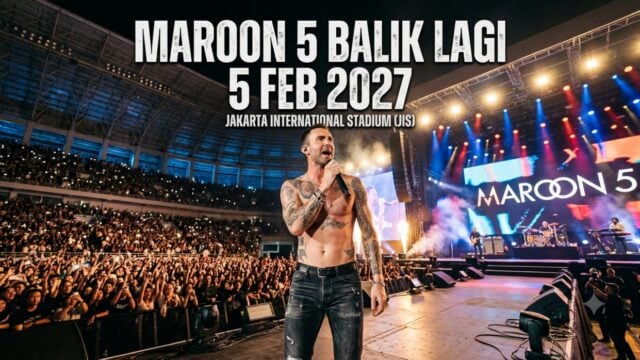 maroon 5 konser jakarta international stadium jis 5 februari 2027 adam levine