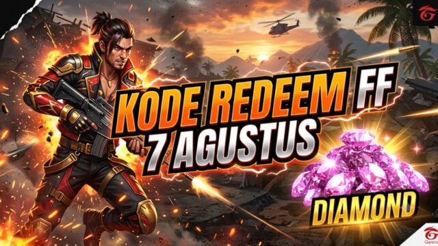 kode redeem ff 7 agustus 2026 diamond skin bundle gratis