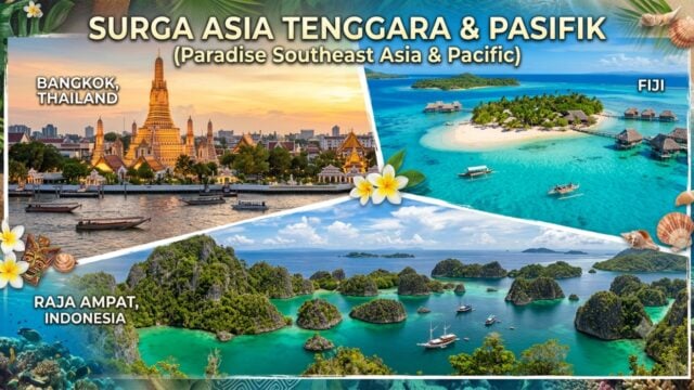 destinasi wisata terbaik asia tenggara dan kepulauan pasifik 2026