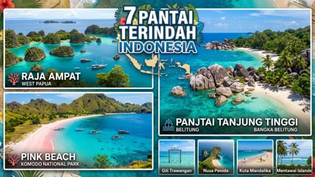 daftar pantai dan kepulauan terindah di indonesia 2026